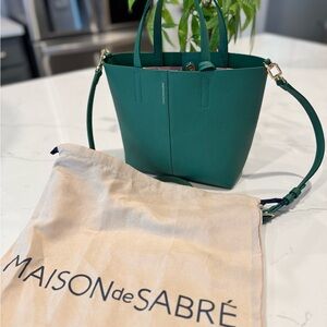 Maison de Sabré Green Tote Bag